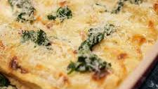 Spinach Manicotti with Lemon