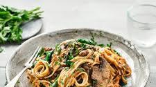 Spinach, Mushroom & Beef Stroganoff