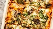 Spinach & Mushroom Vegetarian Lasagna