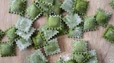 Spinach Ravioli with Spinach and Ricotta Filling
