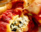 Spinach Ricotta Manicotti