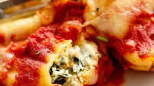 Spinach Ricotta Manicotti