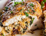 Spinach Ricotta Stuffed Chicken