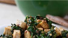 Spinach, Tofu and Sesame Stir-Fry