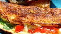 Spinach Tomato Feta Omelet