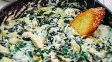 Spinach and Artichoke Dip with Goat Cheese