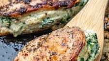 Spinach and Cheese Stuffed Chicken