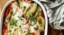 Spinach and Mushroom Stuffed Shells
