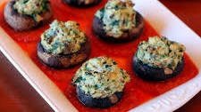 Spinach and Ricotta Stuffed Mushrooms