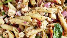 Spinach and Sun-Dried Tomato Pasta Salad