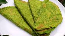 Spinach and lentil wrap
