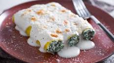 Spinach and ricotta cannelloni