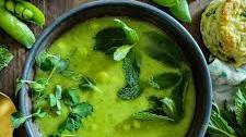Spring Pea and Mint Soup