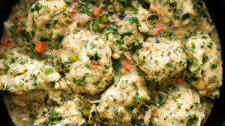 Springtime Chicken & Dumplings with Hella Fresh Herbs