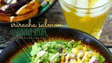 Sriracha Salmon Quinoa Bowl