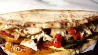 Stacked Grilled Vegetable Pita Wraps
