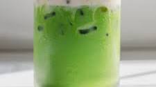 Starbucks Iced Matcha Latte with Strawberry Cold Foam