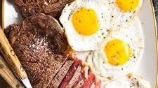 Steak and Eggs Recipe