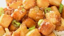Sticky Lemon Tofu