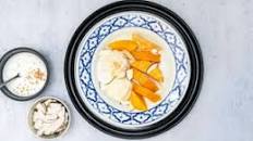 Sticky rice con mango