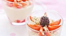 Strawberry Almond Tofu Dessert