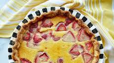 Strawberry Buttermilk Chess Pie