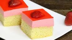 Strawberry Jello Cake (Video Recipe)