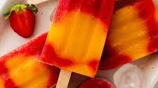 Strawberry Mango Popsicles