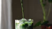 Strawberry Matcha Iced Latte