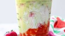 Strawberry Matcha Latte {Starbucks Copycat}