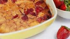 Strawberry Pudding Cake