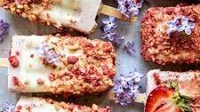 Strawberry Shortcake Ice Cream Bars