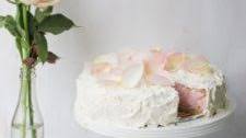 Strawberry and Lime Mousse Sponge Cake