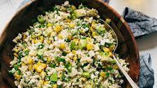 Street Corn Rice Salad with Avocados
