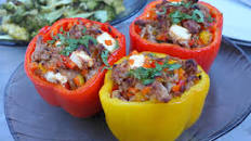 Stuffed Bell Peppers (with Feta Cheese!)
