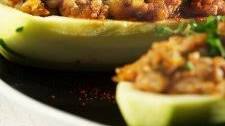 Stuffed Zucchini Boats with Quinoa and Feta