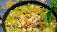 Summer Minestrone with Pesto (Minestrone di Verdure)