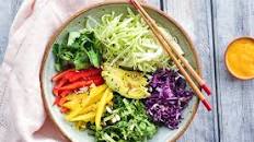 Summer Salad with Mango Ginger Dressing