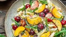 Summer Stone Fruit Pasta Salad
