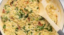 Sun Dried Tomato and Spinach Orzo