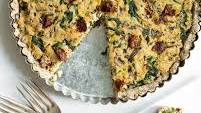 Sun-dried Tomato, Mushroom, and Spinach Tofu Quiche