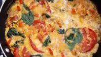 Sunday Morning Tomato Basil Frittata