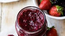 Super Easy Berry Chia Jam (low sugar recipe)