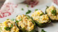 Sweet Corn and Goat Cheese Stuffed Peppers