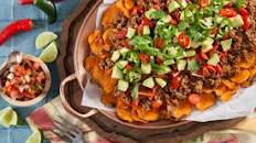 Sweet Potato-Beef Nachos