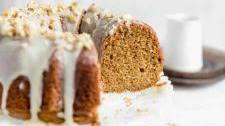 Sweet Potato Bundt Cake with Maple Icing