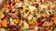 Sweet Potato Chili Nachos