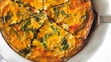 Sweet Potato Crust Quiche