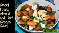 Sweet Potato, Goat Cheese and Almond Salad