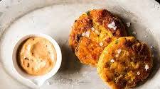Sweet Potato Salmon Cakes with Chipotle Mayo